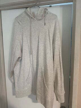 Cream Heather Motherhood Maternity Hoodie